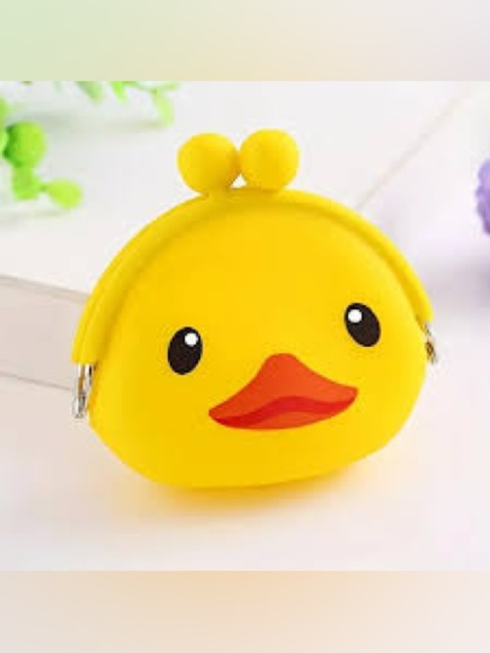 Mimi Pochi Duck Silicone Coin Purse. Harajuku Style, Y2K Retro Free